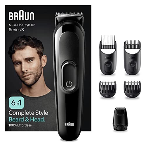 ¡Ahorra más que nunca en la recortadora de barba 6 en 1 de Braun Serie 3!