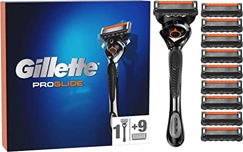 ¡Ahorra al máximo en la maquinilla de afeitado Gillette ProGlide con FlexBall y 10 recambios!