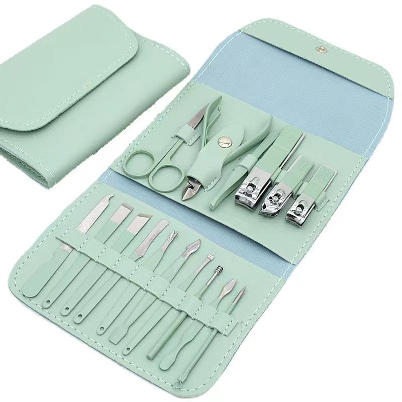 ¡Oferta relámpago! Juego de manicura profesional de 16 piezas con estuche ¡No te lo pierdas!