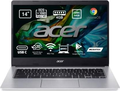 ¡Oferta imperdible! Ahorra 50% en el portátil Acer Chromebook de 14“ con 4GB de RAM, 64GB eMMc ¡No te quedes sin él!