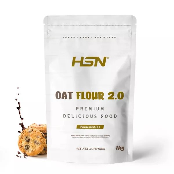 ¡Ahorra al máximo en la deliciosa Harina de Avena de Sabores HSN – ¡1Kg irresistible!