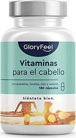 Consigue un cabello radiante con las vitaminas para el cabello de GloryFeel