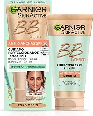 ¡Protege tu piel al mejor precio! BB Cream de Garnier con SPF50 y envío Prime incluido.