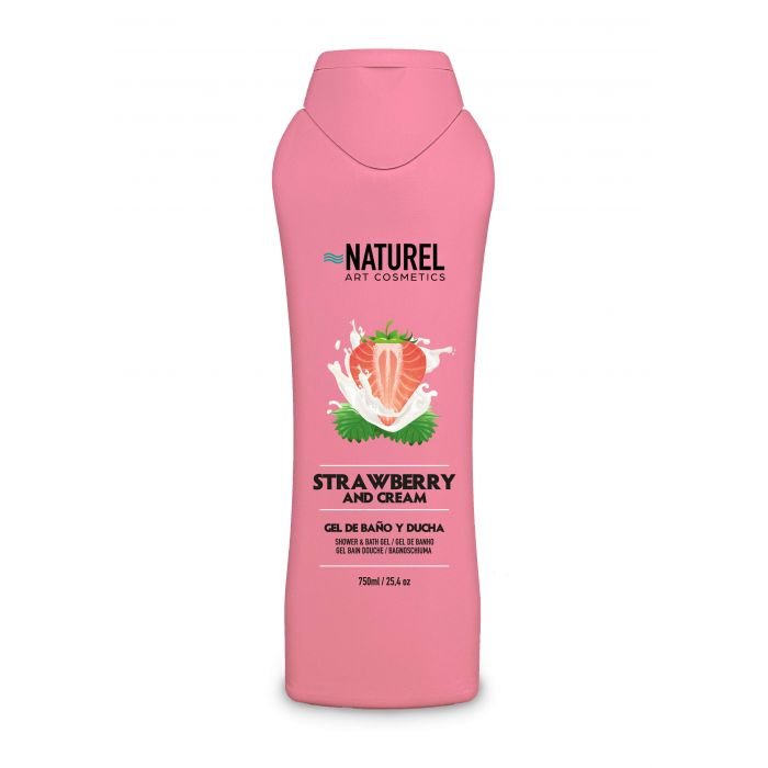 ¡Descuento exclusivo! Aprovecha el mini precio del gel de baño Naturel Art Cosmetics Fresa y Crema