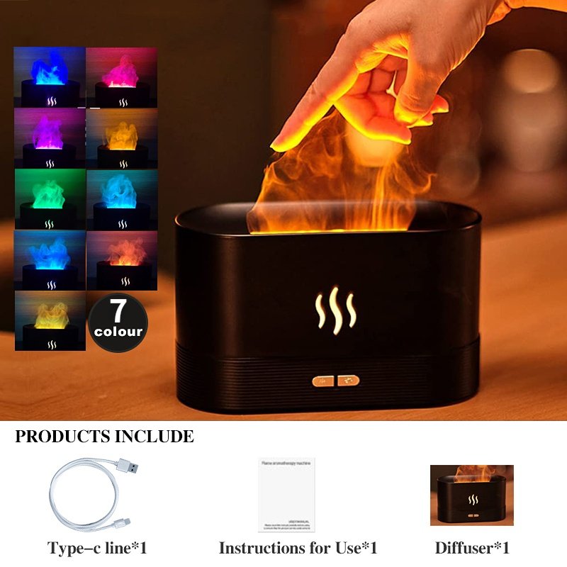 Aprovecha ahora y llévate a casa este increíble humidificador con efecto llama
