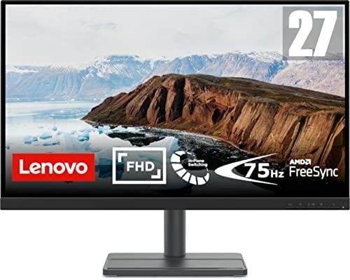 ¡Oferta de infarto! Monitor Lenovo de 27 FHD IPS 75Hz con soporte para teléfono al mejor precio. ¡No te lo pierdas!
