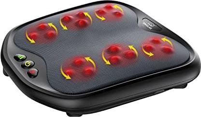 ¡Oferta exclusiva! ¡Experimenta un alivio inigualable con el masajeador de pies con calor y cabezales flexibles!