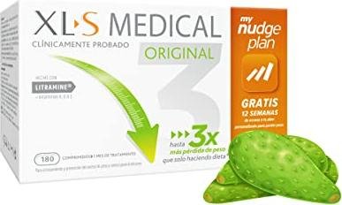¡Aprovecha la oferta estelar! XLS Medical Original: 180 comprimidos para tu éxito en la pérdida de peso.