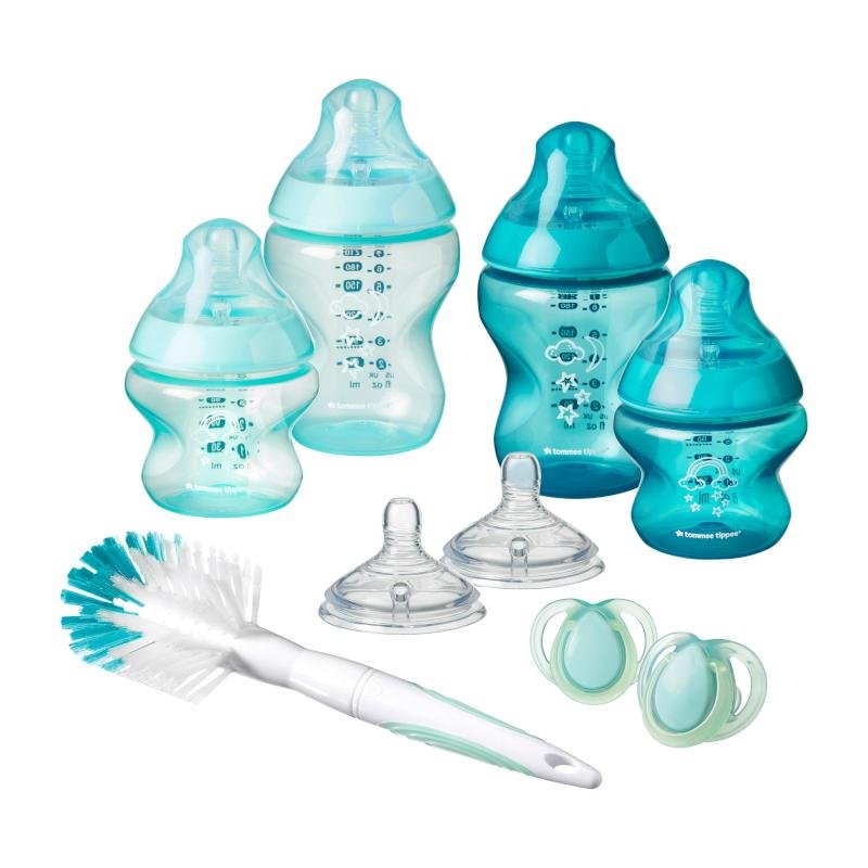 ¡Aprovecha la oportunidad! Set de biberones Tommee Tippee en azul con descuento exclusivo.