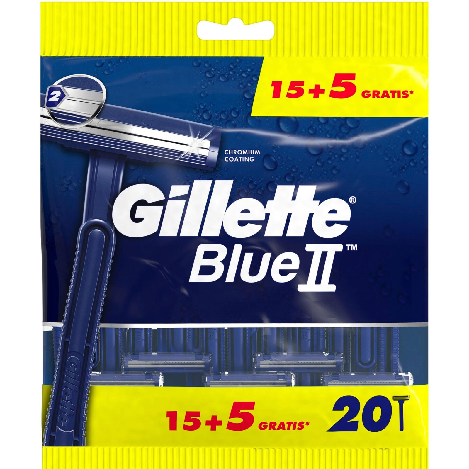 ¡Últimas unidades! Aprovecha el precio mínimo en el paquete de cuchillas desechables Gillette Blue II