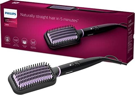 ¡Descuento exclusivo! Luce un cabello espectacular con el cepillo térmico alisador de Philips