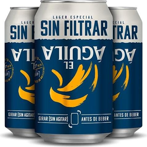 ¡Ahorra un 50% en el pack de cerveza El Águila sin filtrar!