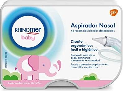 ¡Ahorra con esta oferta exclusiva de Rhinomer Baby para tu aspirador nasal + 2 recambios filtrantes!