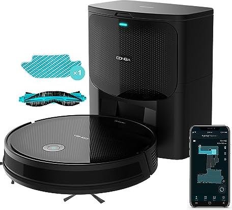 ¡Aprovecha el descuento exclusivo! El robot aspirador Cecotec Conga 2499 de 2100Pa con autovaciado a un precio sorprendente.