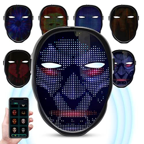 ¡Consigue tu máscara de Halloween con LED al mejor precio!