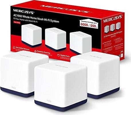 ¡Mejora tu conexión en casa con el sistema de Mesh Wifi Mercisys! ¡Disfruta de una cobertura total de hasta 550m2 a un precio inigualable!