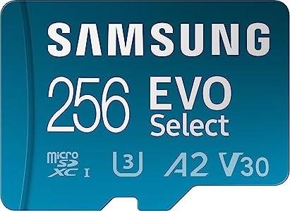 ¡Aprovecha el oferta exclusiva en la tarjeta de memoria Samsung Evo Select de 256GB!