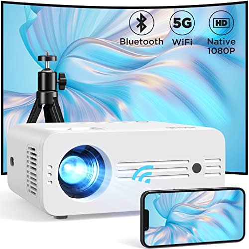 ¡Aprovecha el Mejor Precio para el Proyector Portátil Wifi 5G con Resolución FHD 1080P!