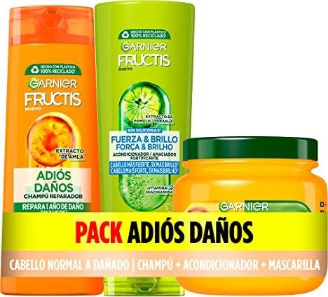 Renueva tu cabello con el exclusivo pack Garnier Adiós Daños: ¡Brillo y suavidad garantizados!