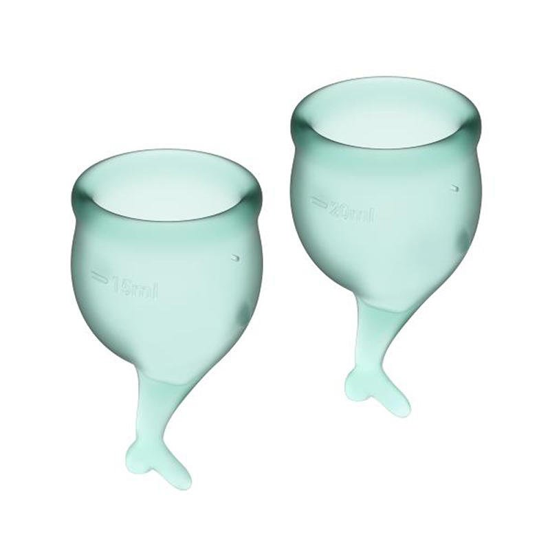 ¡Ahorra y vive tu mejor ciclo con el pack doble de copas menstruales Satisfyer!