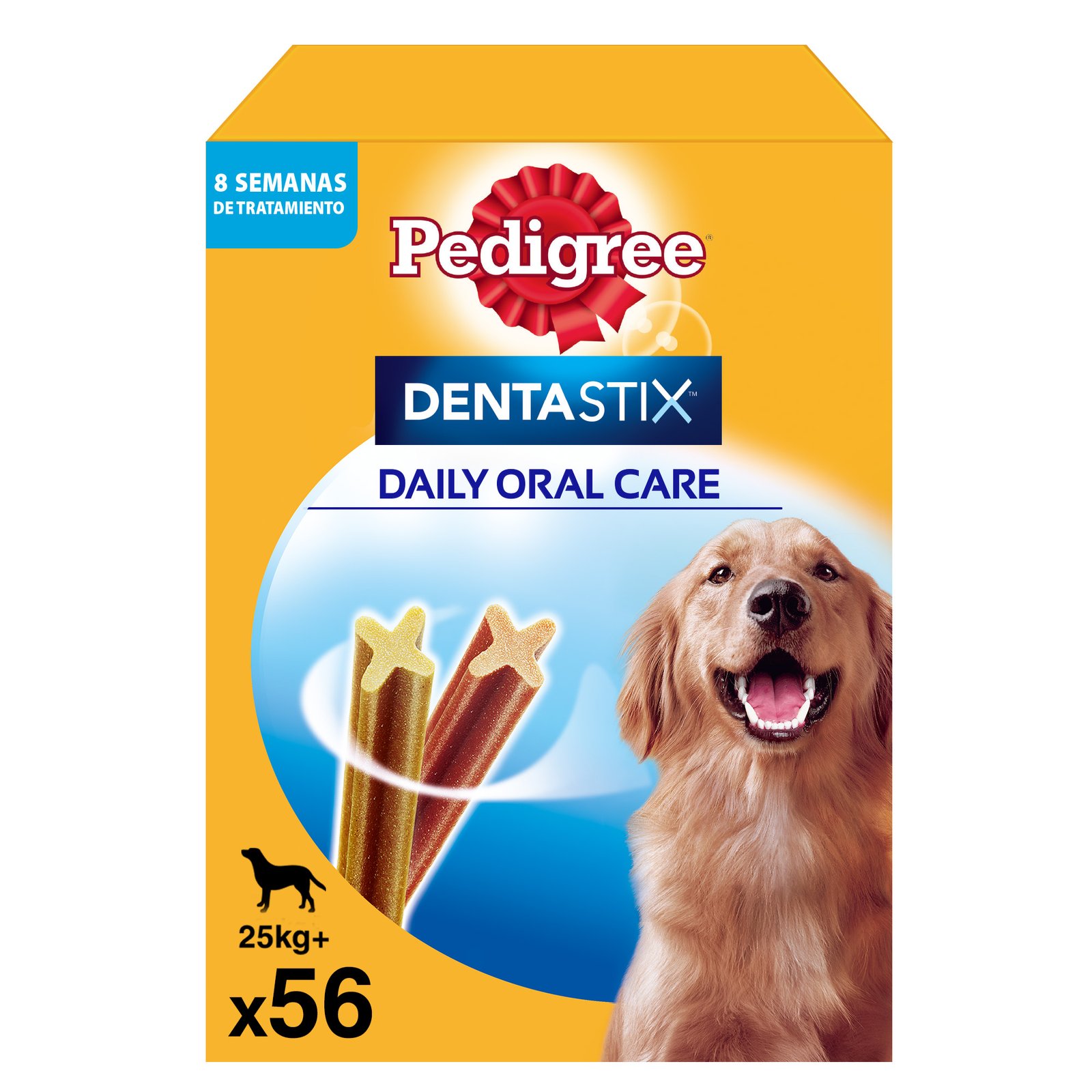¡Ahorra con el precio especial en el paquete de 56 Snacks Dentales para perro de Pedigree Dentastix!