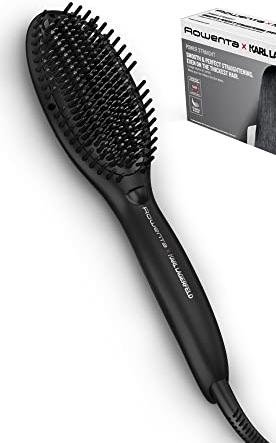 Consigue un cabello liso perfecto con el cepillo alisador Rowenta x Karl Lagerfeld