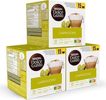 ¡Ahorra un 50% en el increíble Maxi Pack de 90 cápsulas de Capuccino Dolce Gusto!