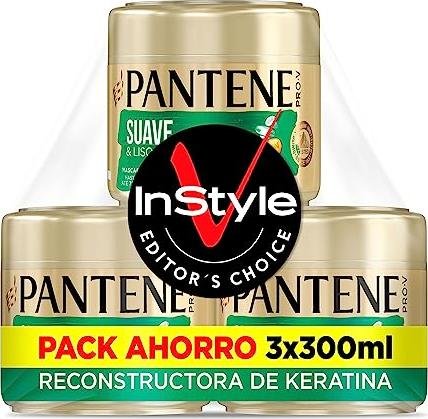 ¡Potencia tu cabello con el pack ahorro de Pantene: 3 mascarillas de keratina al mejor precio!