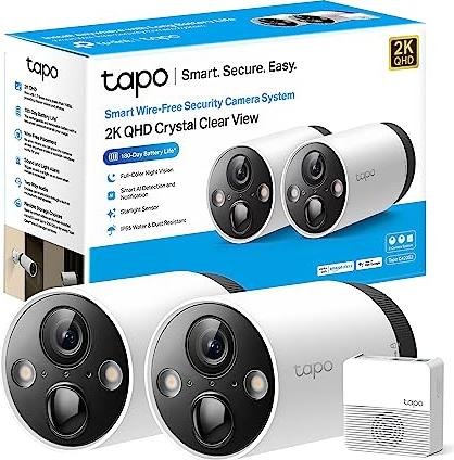 ¡Protege tu hogar al mejor precio! Cámaras de vigilancia exterior con batería recargable de TP Link Tapo en oferta