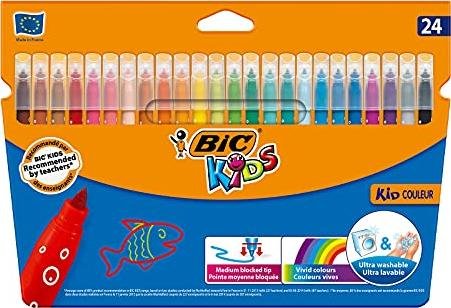 ¡Aprovecha esta oferta única para el estuche de 24 rotuladores lavables BIC Kids!