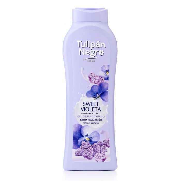 ¡Últimas unidades disponibles! Aprovecha la oferta flash del gel de baño Tulipán Negro Sweet Violeta.