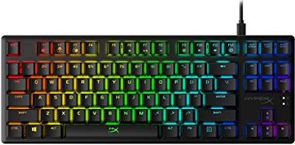 ¡Aprovecha el increíble descuento del teclado HyperX Alloy RGB mecánico!