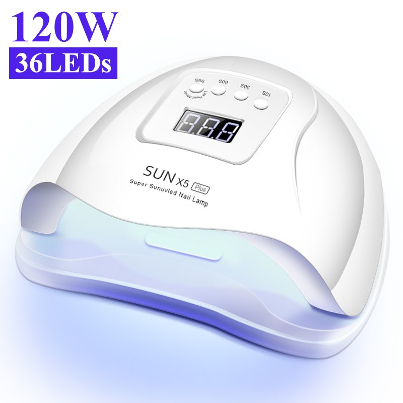 ¡Ahorra al máximo en la lámpara UV LED de uñas con temporizador y sensor de movimiento!