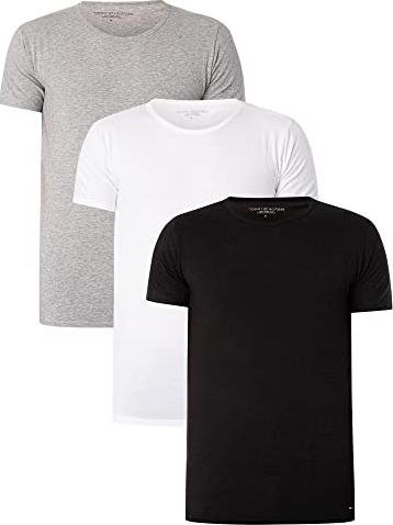 ¡Ahorra con estilo! 3 camisetas básicas de Tommy Hilfiger para hombre