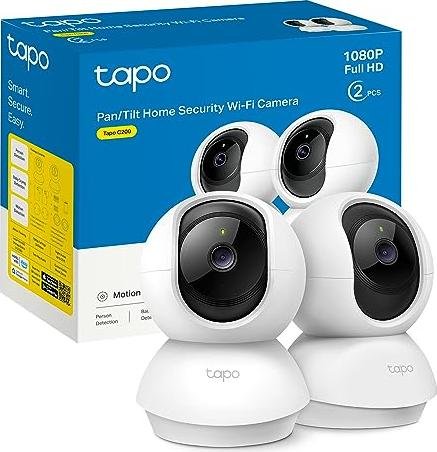 ¡Protege tu hogar las 24 horas! Super pack de cámaras de vigilancia Tapo Wifi: giro 360, visión nocturna y control remoto