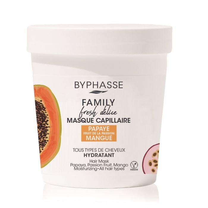 ¡Adquiere ahora la mascarilla capilar de papaya y fruta de la pasión de Byphasse a un precio irresistible!