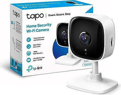¡Protege tu hogar las 24 horas! Cámara de vigilancia TP Link Tapo 1080P con visión nocturna a precio increíble