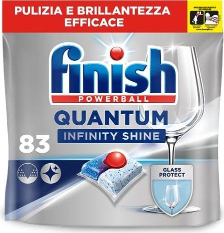 ¡Ahorra al máximo en el increíble pack de 83 pastillas Finish Quantum Infinity Shine!