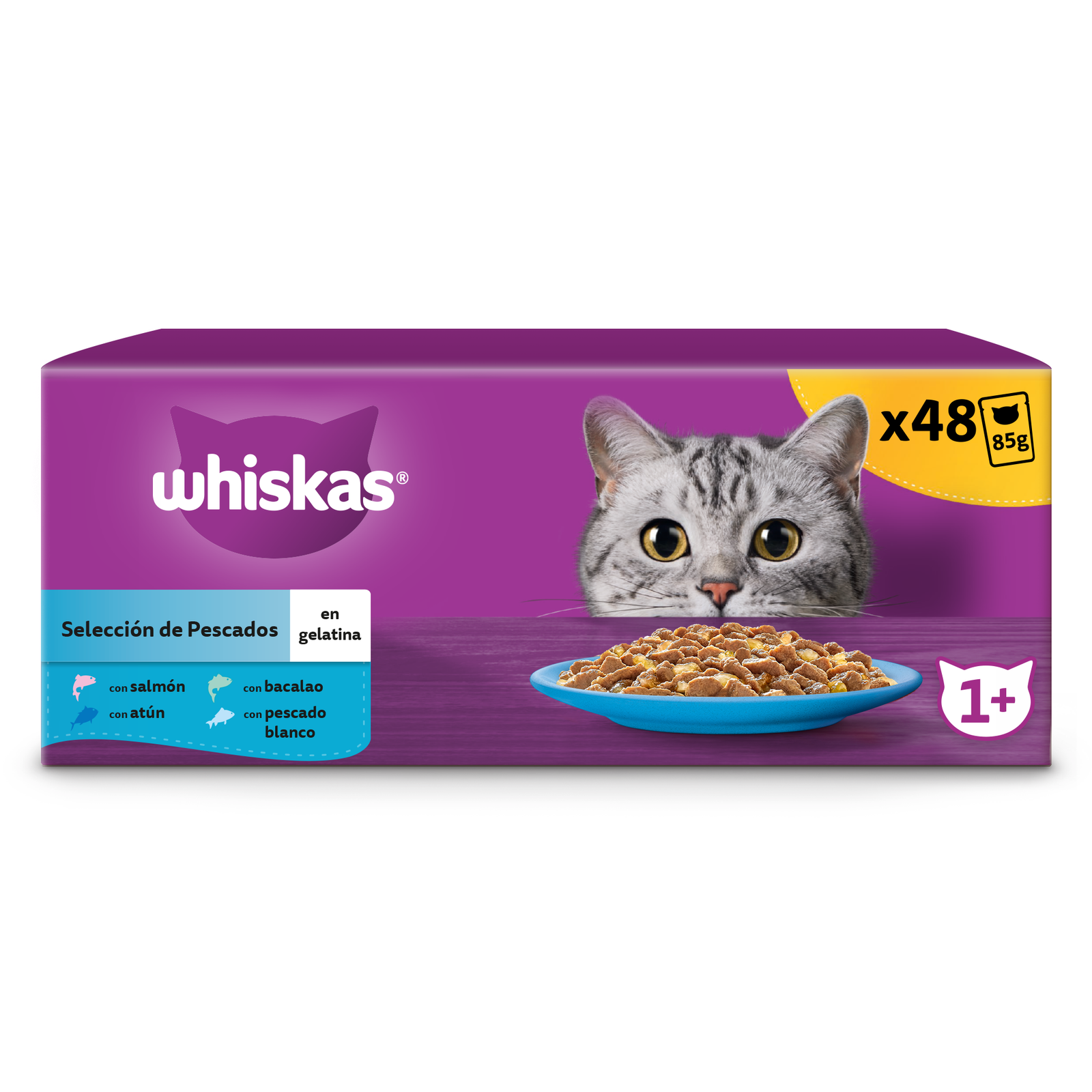 ¡Ahorra al máximo en la deliciosa comida húmeda para gato Whiskas Adulto, con el mejor precio del mercado!