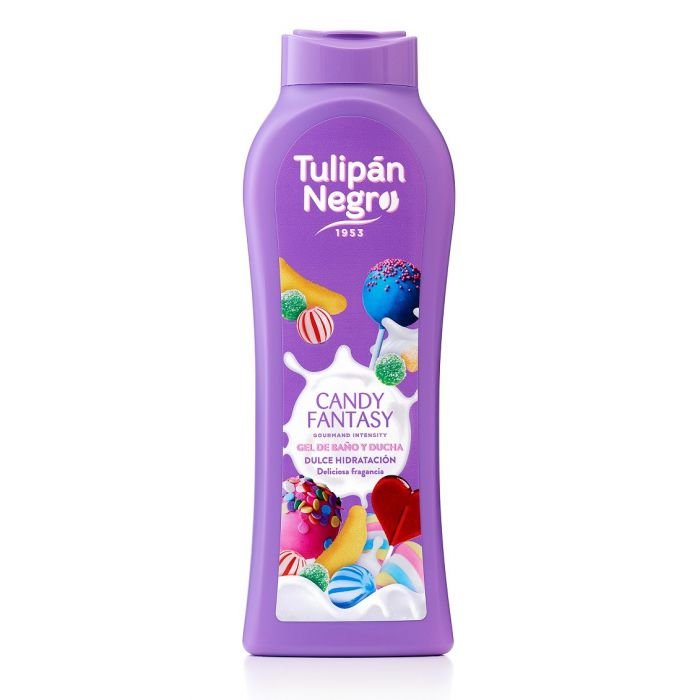 ¡Exclusivo descuento: Gel de baño Tulipán Negro con irresistible aroma de Candy Fantasy!