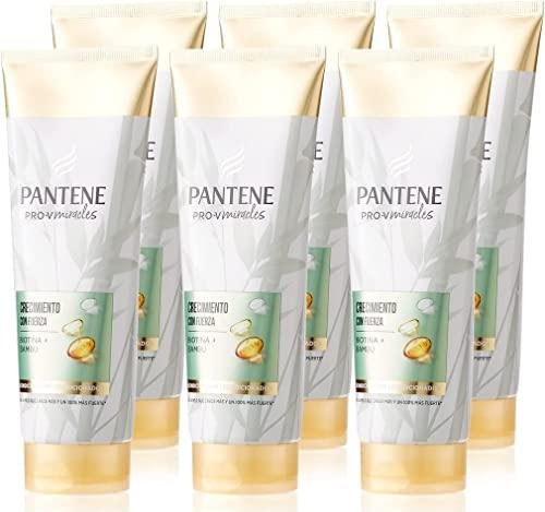 ¡Ahorra al máximo en el pack de 6 acondicionadores Pantene Miracles con bambú y biotina!