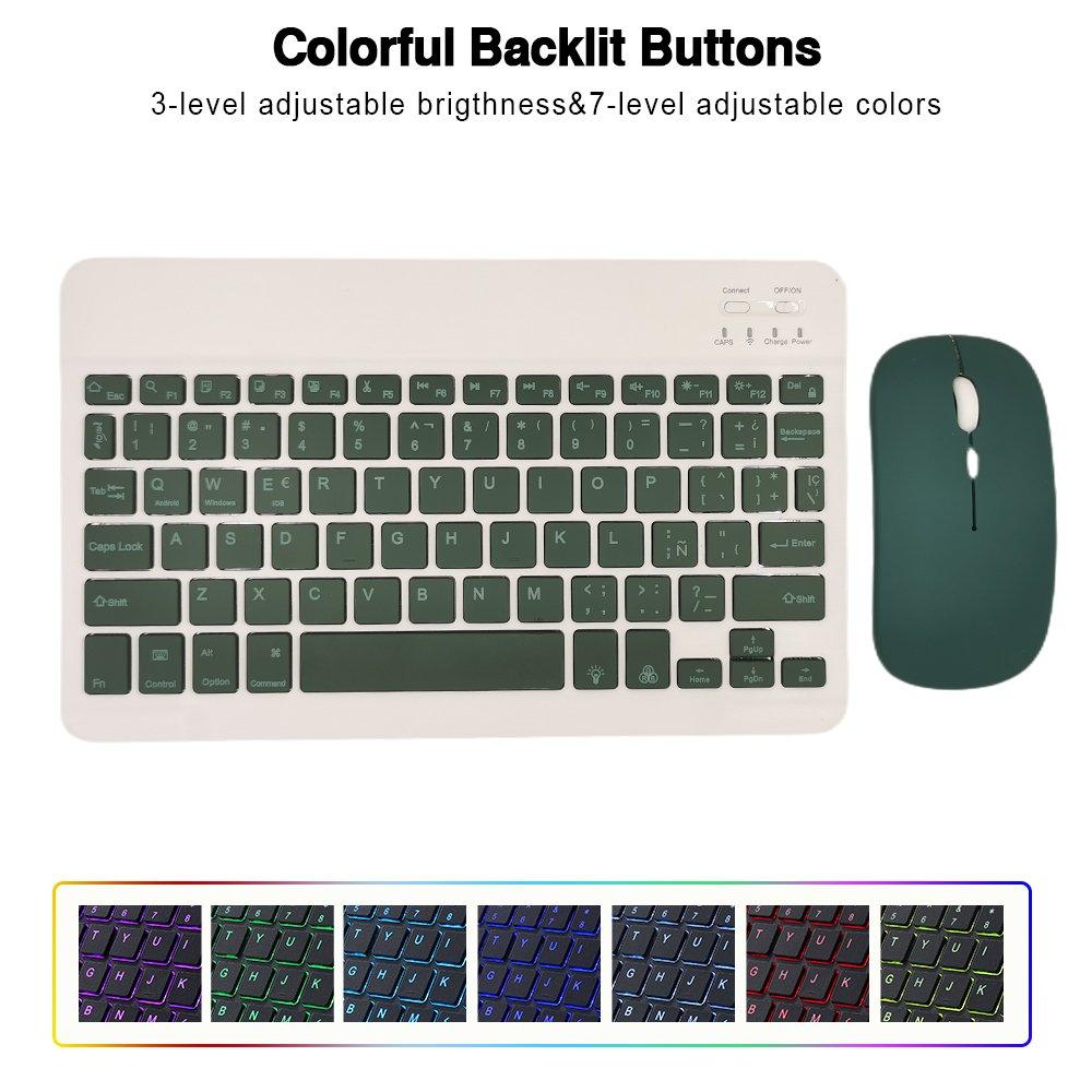 ¡Consigue el combo perfecto: Teclado retroiluminado y ratón inalámbrico al mejor precio!