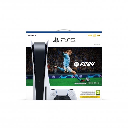 ¡Increíble oferta! Consola PlayStation 5 Estándar 825GB con EA Sports FC 24, ¡ahorra al máximo en esta oportunidad única!