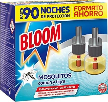¡Protección garantizada! Aprovecha el descuento en el pack de 2 recambios Bloom líquido anti mosquitos