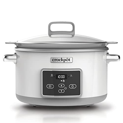 ¡Aprovecha el descuento y cocina a otro nivel con la olla de cocción lenta digital Crock Por de 5L!