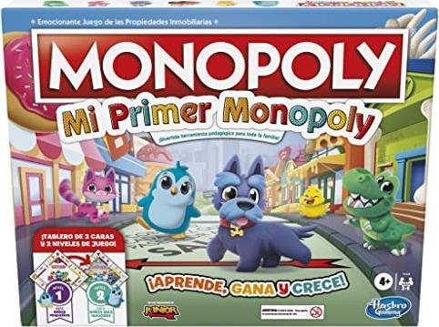 ¡Oferta única! Mi Primer Monopoly con tablero de 2 caras a precio Prime. ¡No te lo pierdas!