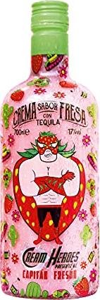 ¡Saborea el irresistible encanto de la crema de fresa con tequila de Capitán Fresón a un precio espectacular!