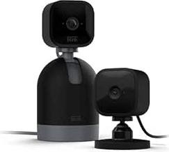 ¡Ahorra en grande en las cámaras de seguridad Blink Mini Pan Tilt y Blink Mini compacta!