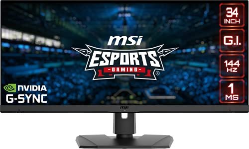 ¡Aprovecha la oferta limitada del monitor MSI Optix gaming de 34” UWQHD 144Hz con HDR400 y Anti Glare!