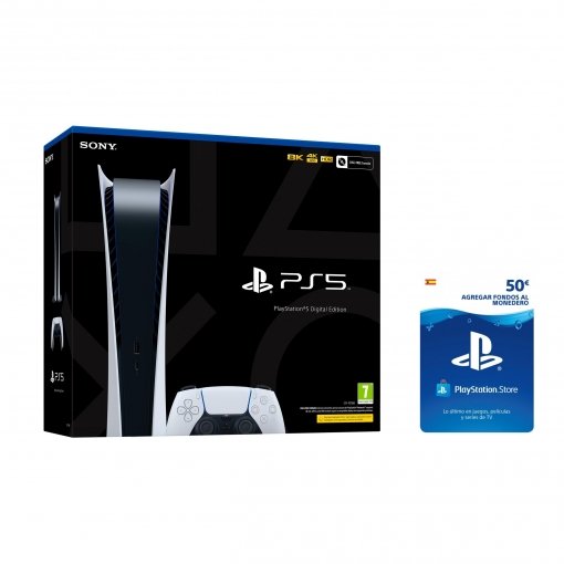 Exclusivo descuento: Consigue la Playstation 5 Digital Edition de 825GB y Prepago Playstation Network por solo 50€
